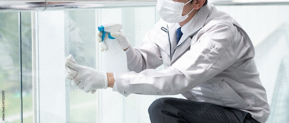 神奈川県（大和市・綾瀬市・藤沢市・横浜市・座間市・海老名市など）の定期清掃の説明。